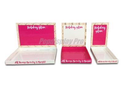 Walmart Paper PDQ Tray Display Stylish For  Holiday Glam Cosmetics