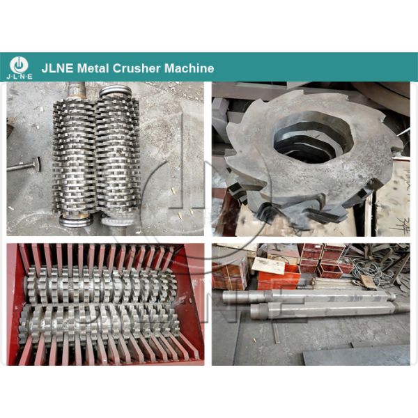 Industrial Wide Application Double Shaft Scrap Metal Crusher Machine
