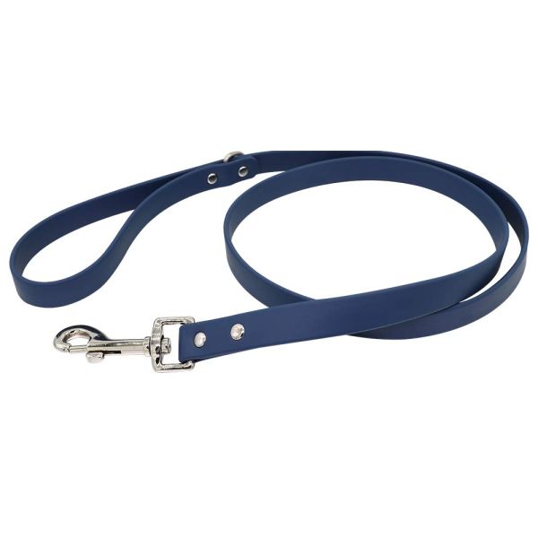 Strong Metal Buckle 4Ft Waterproof Dog Leash Personalized Coated Ultra Soft Rubber