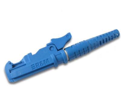 Plastic E2000 PC Fiber Optic Connectors Simplex Single Mode For Testing Equipment
