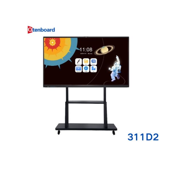 4K Resolution Interactive Flat Panel with Wireless Screen Sharing and Optional OPS PC for Smart Board Solutions