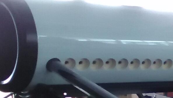 Calentador de agua solar profesional del tubo de calor con el marco de aluminio del reflector de 20 tubos