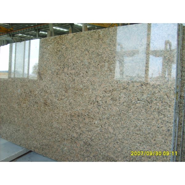 Gialla Veneziano Yellow Granite Stone Tiles , Natural Granite Floor Tiles Good Weather Tolerance