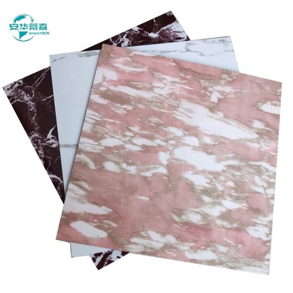 1220mm Width Glossy Surface Finish Marble Grain ACP Aluminum Composite Panel