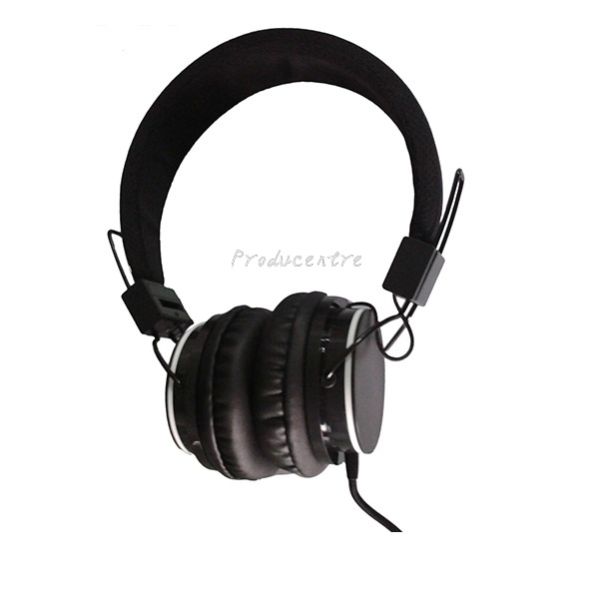 HIFI sound true stereo wired earphone headphone headset with over ear ear cushion ear pads