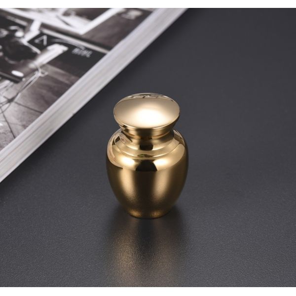 6 Colors Mini Keepsake Urn Cremation Jewelry For Human Ashes Stainless Steel Memorial