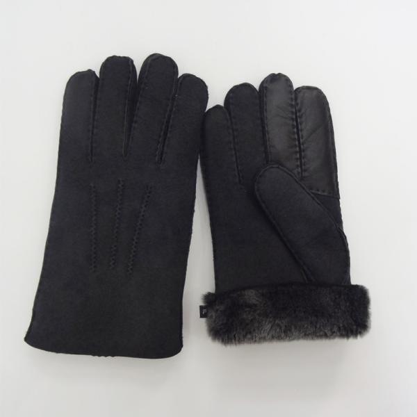 2019 original sheepskin shearling 5 fingers winter gloves touch screen