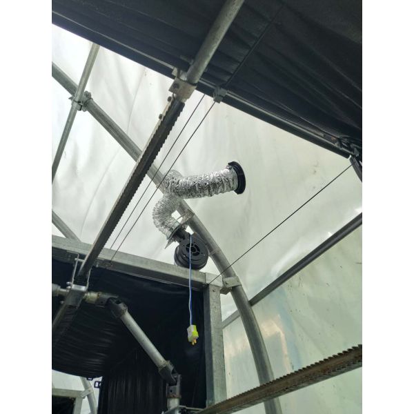 Парника лишения света пяди крышки фильма PE плакировка цинка поли одиночного алюминиевая