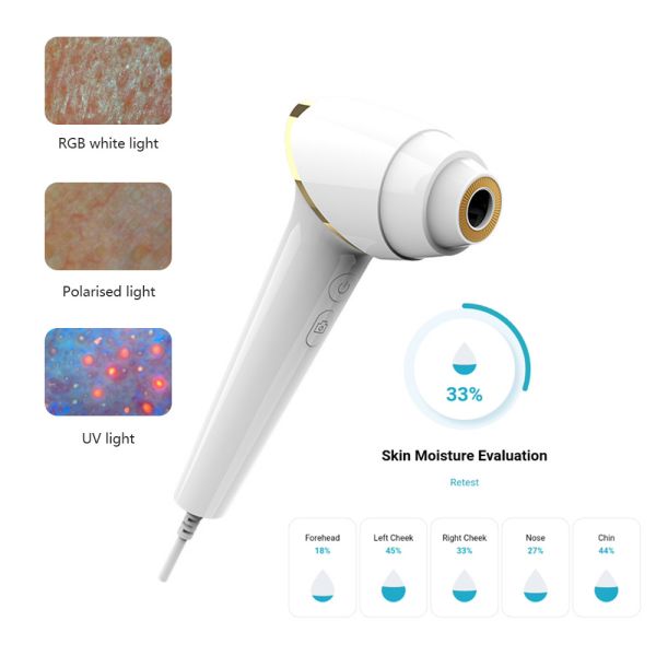 A6 AI Facial Skin Analyzer Pigmentation & Wrinkle Analysis with 3D Topography Technology Cloud Storage & Face Recognition
