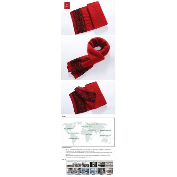 Exclusive Quality  fashion neckwear men and women winter adult  acrylic scarves