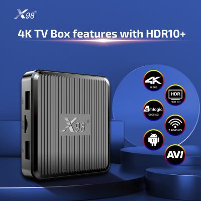 X98 Android 11.0 TV Box with 2GB RAM and 16GB ROM Dual WiFi 2.4G/5G Media Player