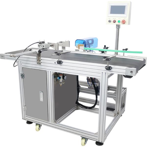 Máquina de rotulagem por sução de cartão macio lateral de 120 kg de capacidade para produtos frágeis