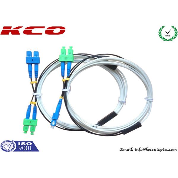 FTTH Drop Cable Fiber Optic Patch Cord SC / UPC-SC / APC Single Mode Duplex Sm Dx Patch Cord