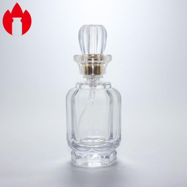 Customized Cosmetic Perfume Glass Bottle Vial With Pump Sprayer