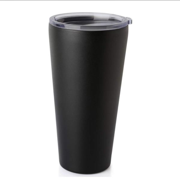 Commercial Black Long  Stainless Steel Tumbler 32oz   Stainless Steel Coffee Mugs