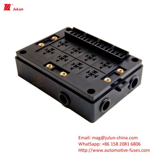 12 Way Fuse Box 12 Way Positive And Negative Car Boat Safety Seat With LED Light Car Insert Automatic Reset Car Fuse Sea