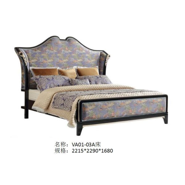 Custom made European design Long bench furniture by Fabric upholstered with Sliver painting legs