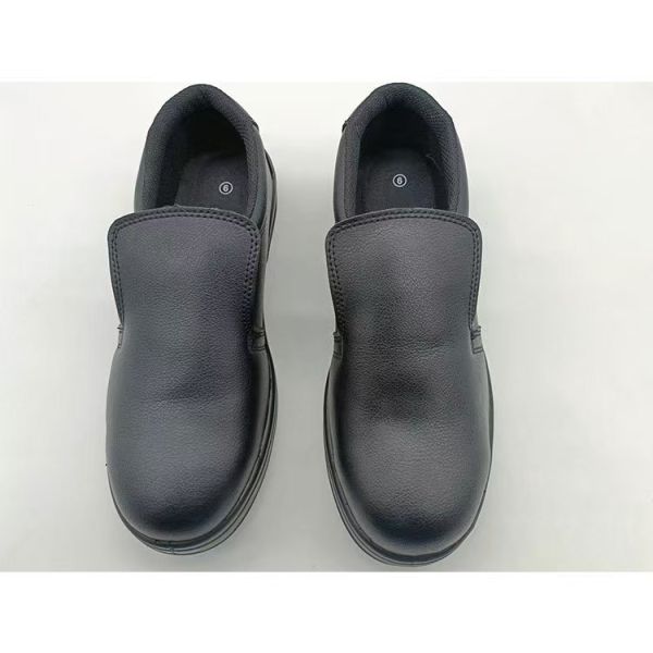 Kitchen Safety Shoes Steel Toe Anti Smash Anti Puncture Slip On Low Top