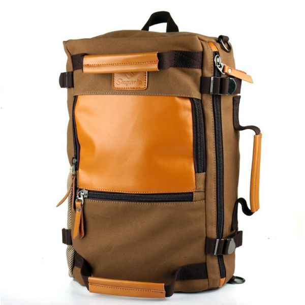 The new multi-function large capacity bag shoulder bag female Korean influx of high school students backpack man bag can
