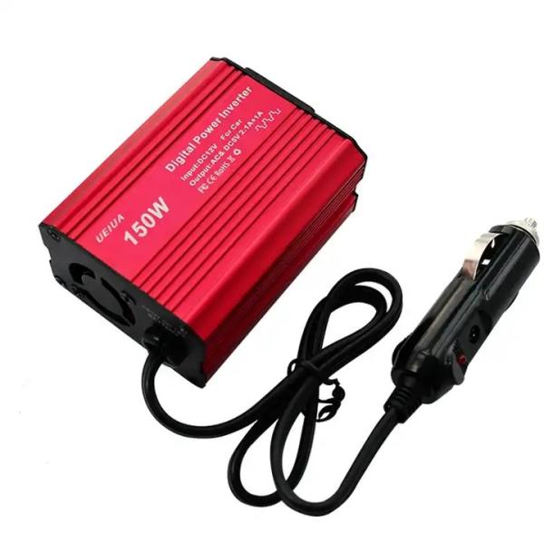 Customizable Logo Car Power Inverter Car Power Inverter 150W Dc 12V/24V To Ac 220V Converter 12V To 220V Car Power Inverter