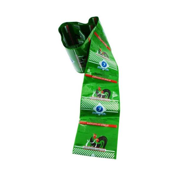 Low-cost plastic casing lunch meat Oem logo flexography printing sausage color casing