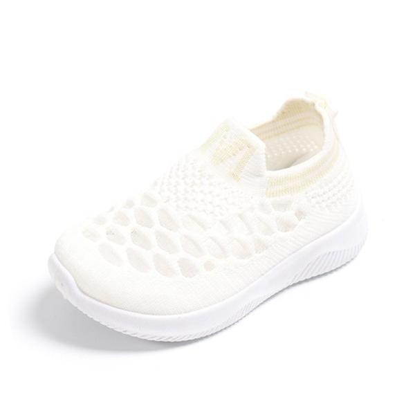 Breathable TPR Bottom Children'S Sport Shoes Fish Scale Pattern Knitting