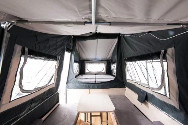 Off Road Trailer Caravan With Outdoor Kitchen External With Complete Electrical System