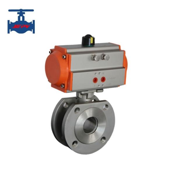 Versatile Pneumatic Thin Ball Valve for Normal and High Temperature Applications