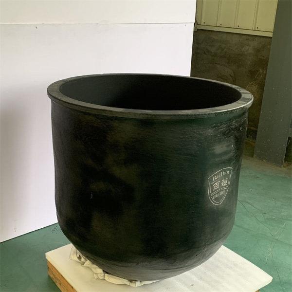 Graphite Silver Melting Crucible For Metal Casting Needs Chemical Resistant