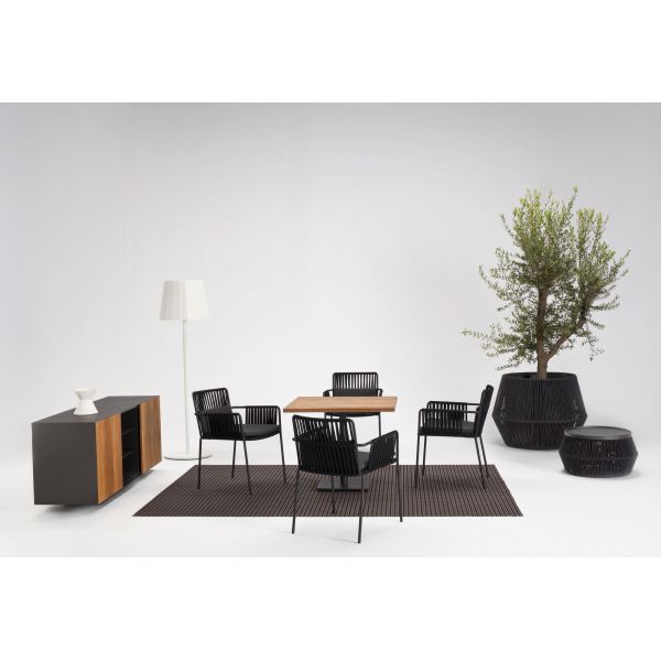 Home Used Outdoor Dining Chair with Customized Good Standard Rope and Foldable Design