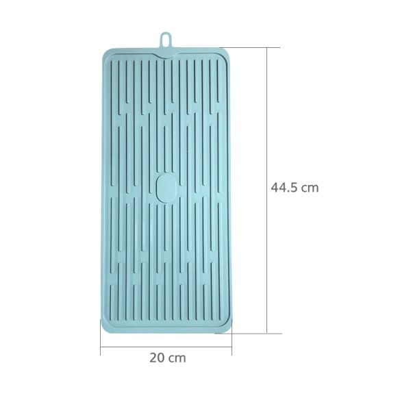Amazon Original Drying Mat Silicone Dishes Drying Kitchenware BPA Heat Resistant Folding Dining Table Custom Dish Draining