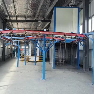 120 mm Linha de revestimento de pó de metal de isolamento Fácil manutenção resistência UV