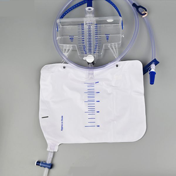 Top quality luxury urine bag Disposable urine bag 2000ml Medical urinal bag disposable