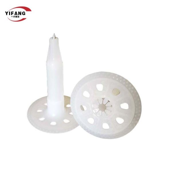 изоляция стены HDPE 47mm 50mm ставит шпонку на якорь с пластиковыми ногтями