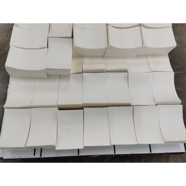 Adhesive Thermal Barcode Sticker Fanfold Adhesive Label Sticker Customized Size 100mm*150mm