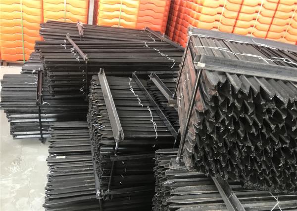 1800mm star picket for farm cattle panels weight 2.04kg/meter buitman balck coated star picket