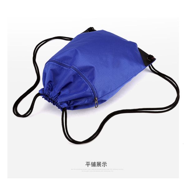 Large Capacity Waterproof Drawstring Backpack with External Frame and Durable Material