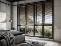 Ventilation insonorisée à vitres coulissantes en aluminium double vitrage
