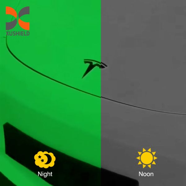TPU fluorescence USA Quality Clear Polyurethane PPF Film Self-Healing Paint Protection for Factory Direct TPU white to green