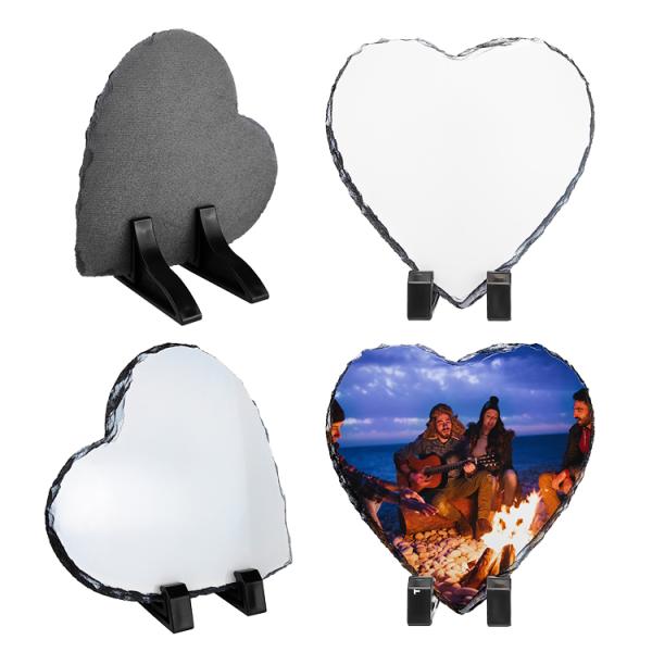 Various Shapes And Sizes Sublimation Photo Slate Blanks Stone Slate Diy Custom Sublimation Rock Slate
