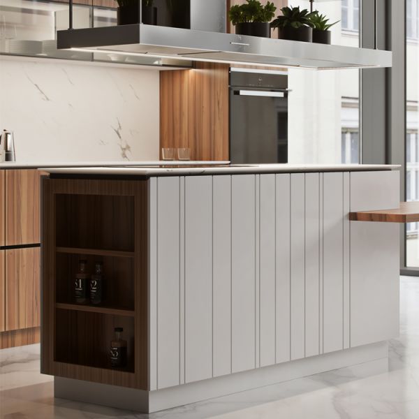 Waterproof Solid Wood Floor Cabinet Modular Kitchen Cabinets