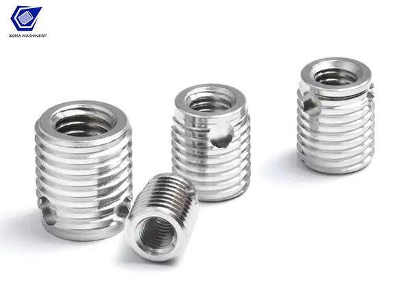 Stainless steel 308 Type Self Tapping Coil Threaded Inserts For Metal/Wood Furniture
