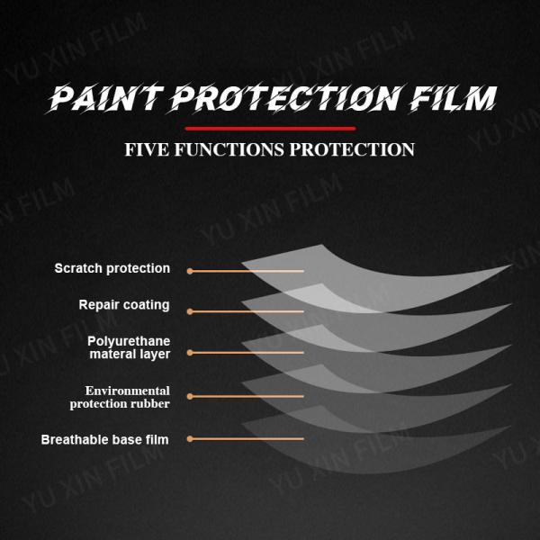 Super Anti Fouling Car Paint Protection Film 10 Years High Glossy PPF Car Film Roll