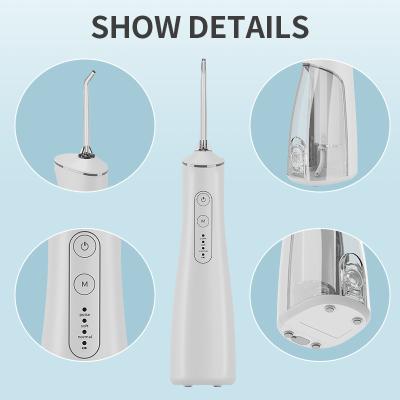 180mL Tank Oral Care Smart Water Flosser , 3 Modes Water Irrigator For Teeth OEM