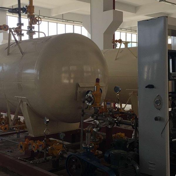 Estações montadas patim 2.5mpa do LPG Autogas, posto de gasolina do patim de um LPG de 50000 litros