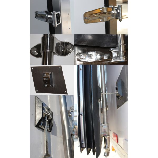 Fiberglass Refrigerator  Box Truck loading capacity 0.5 - 0.8 Ton  for refrigeration transportation