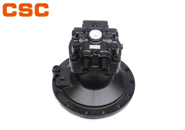 O conjunto de motor giratório novo original do motor MFC160 para a máquina escavadora SK250-8, 14 furos de montagem enegrece