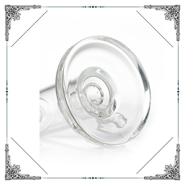 Dab Oil Rig Bubbler Mini Smoking Water Pipes Pressing Crystal Thick Base With Quartz Banger