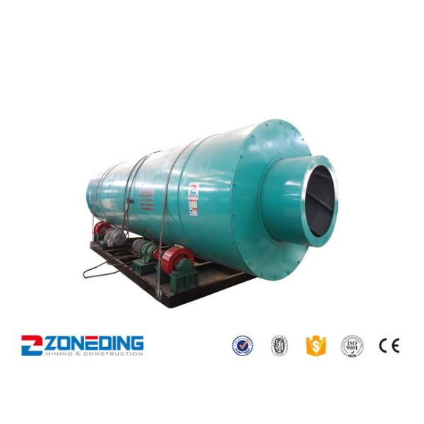 Customized Color Rotary Drying Equipment 7.5×4 Kw Power CE Approval