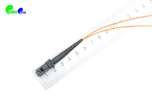 MTRJ Fiber optic Pigtail  0.9mm OM1 62.5 / 125μm  With G651 Orange LSZH Jacket